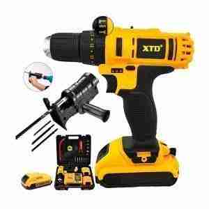Taladro Percutor 24v Inalámbrico + Adaptador Caladora