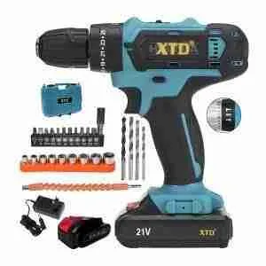 Taladro Percutor 21v Inalambrico Destornillador Atornillador