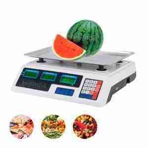Balanza Electrónica Digital Bodega Peso 40kg Batería Tienda