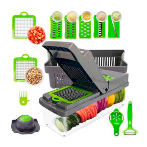 Cortador Picador De Alimentos Rallador Manual Fruta Verduras