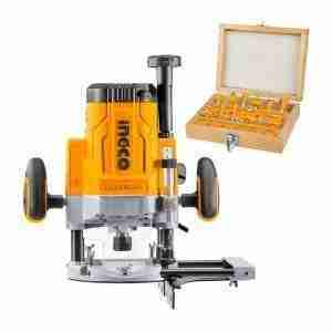 Ruteadora Fresadora 2200w Industrial + Set De 12 Fresas 12mm - RT22008