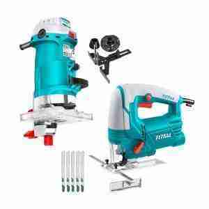 Ruteadora Palma 500w 1/4' + Sierra Caladora 650w Industrial