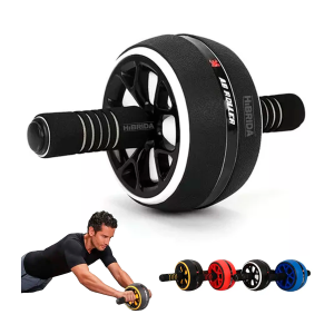 RUEDA ABDOMINAL GYM EJERCICIO MUSCULAR FITNESS + ALFOMBRA