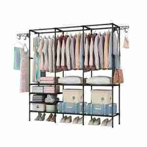 ROPERO ARMABLE 3 CUERPOS CLOSET PERCHERO ORGANIZADOR DE ROPA - WARDRROBE