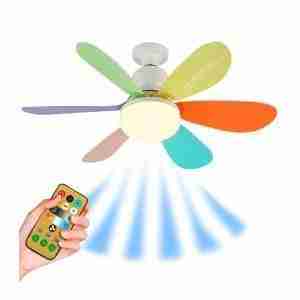 FOCO VENTILADOR TECHO CONTROL HABITACIÓN LUZ CÁLIDA FRÍA - ZS-L520
