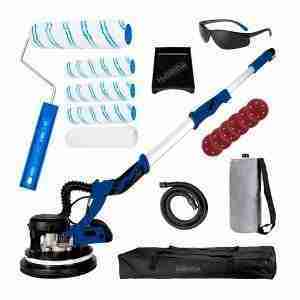 LIJADORA DE PARED DRYWALL TECHO + RODILLO 9'' 7 EN 1 PINTURA - 225FT-BLUE