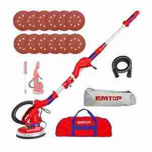 LIJADORA PARED 1050W EMTOP TECHO DRYWALL ASPIRADORA PINTURA - EDSD10501
