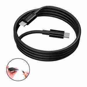 CABLE USB TIPO C-C 1M CARGA TRANSFIERE DATOS CELULAR LAPTOP - WUB1502