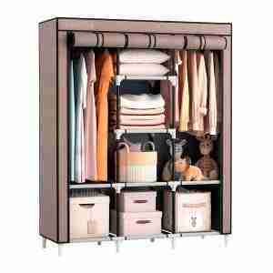 ROPERO ARMABLE X2 TELA CLOSET GRANDE CON DIVISIONES ARMARIO - H-1-ROPERO X 2