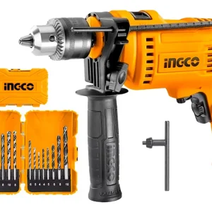 TALADRO PERCUTOR 680W + SET BROCAS MADERA METAL CONCRETO