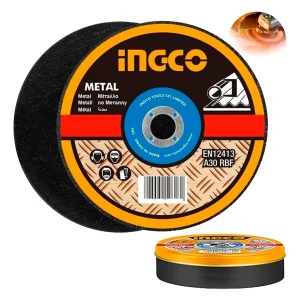 LATA X 25 DISCOS CORTE METAL ESMERIL AMOLADORA 115MM INGCO - MCD1211525