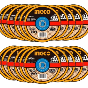 DISCO INGCO CORTE METAL 4' ½ AMOLADORA ESMERIL X20 UNIDADES