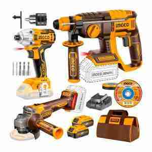 TALADRO ROTOMARTILLO AMOLADORA ATORNILLADOR IMPACTO BRUSHLES- COMBO-5050