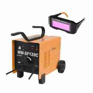 MÁQUINA SOLDAR MMA 220V 80-200A SAFARI + LENTES SOLDAR REDBO
