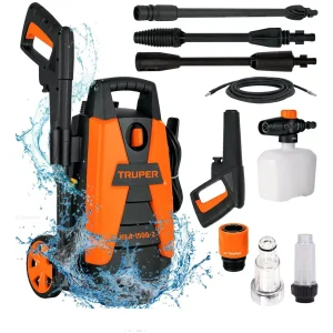 Hidrolavadora 1400W 1.9HP 1500PSI 1.2GMP Sistema Para Automatico + SHAMPUNERa