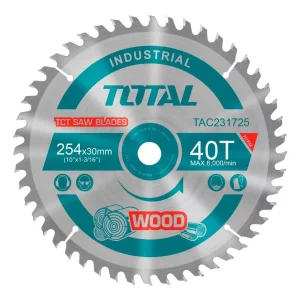 Disco madera 10" x 40T TOTAL