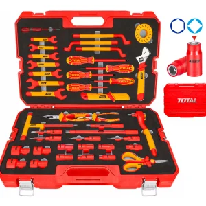 Juego de herramientas manuales dieléctricas 41PCS 1000V,Certificación VDE/GS