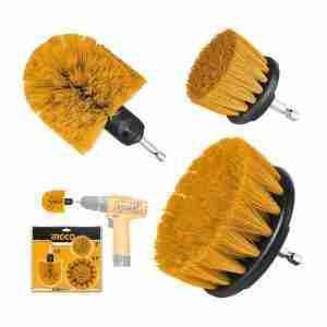 SET 3 PIEZAS CEPILLOS PARA TALADRO INGCO LIMPIEZA WCBM0301