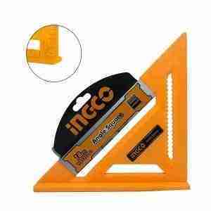 ESCUADRA TRIANGULAR MULTIÁNGULO 45° CARPINTERO 18MM INGCO