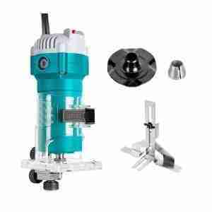 RUTEADORA FRESADORA DE MANO 600W TOTAL 6MM 1/4" MADERA CARPINTERÍA
