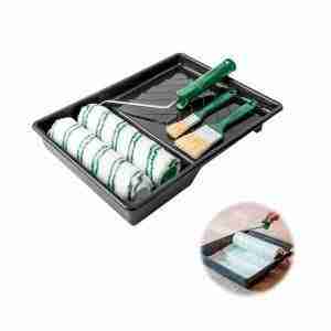 Set De Rodillos Poliéster + Pincel + Bandeja 6 Piezas JADEVER - Jdcb3h62