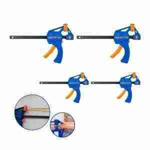 Kit Prensa Rápida 4 piezas 4" y 6" Autoajustable Wadfow Wcz4e21