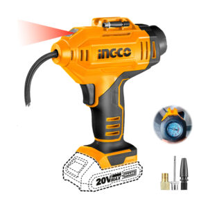 Inflador Compresor Inalámbrico 20v 150psi Led + Adaptadores