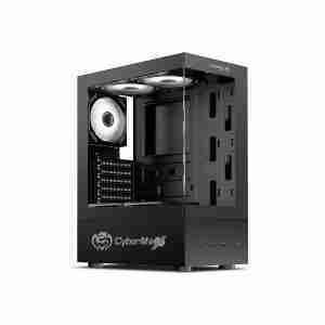 CASE GAMER ATX MATX 3 VENTILADORES LUCES 3RGB 2 PUERTOS 3,0