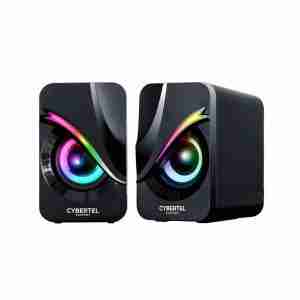 PARLANTE GAMER 2.0 EXXPERT CBX S301 3.5MM USB RGB NEGRO