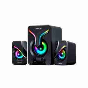 PARLANTE GAMER 2.1 CBX S500 RGB 3 PIEZAS USB 3.5MM NEGRO