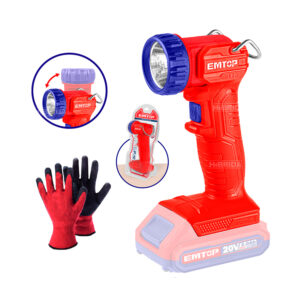 Linterna Lámpara Led Trabajo Inalámbrica 20v 150 Lm Emtop