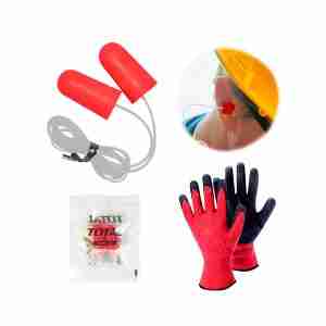 Pack X200 Protectores Auditivo Tapones Seguridad Anti Ruido
