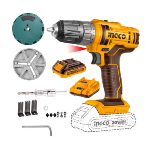 TALADRO ATORNILLADOR +ADAPTADOR PARA AGUJEROS 45MM 130 MM INGCO