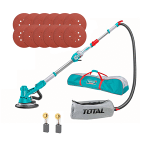 LIJADORA DE PARED Y TECHO TELESCÓPICA INDUSTRIAL 1050W TOTAL