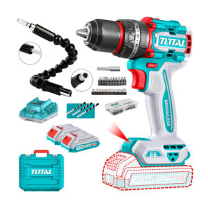 TALADRO PERCUTOR 13MM BRUSHLESS  TOTAL + EXTENSOR