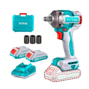 ATORNILLADOR DE IMPACTO TOTAL 230 NM 20V 2 BATERÍAS BRUSHLES