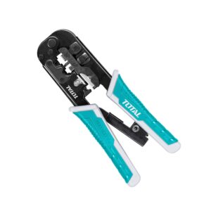 PINZA PELACABLE CON PONCHADORA RJ 45 TMPCN5468R TOTAL TOOLS