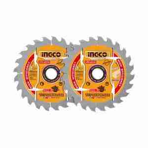 SET HOJAS DE SIERRA TCT ULTRAFINAS 2PZS INGCO CARPINTERÍA