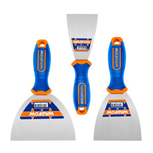 Kit 3 Espátulas 3'' 4'' 5''acero Inoxidable Mango Ergonómico