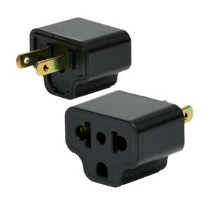 ADAPTADOR UNIVERSAL PARA TOMA CORRIENTE CON TIERRA A PLANO