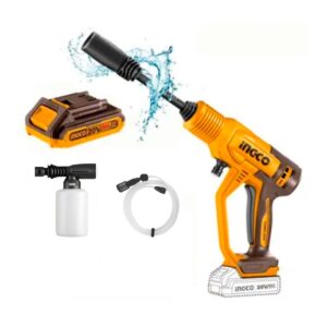HIDROLAVADORA INALÁMBRICA INGCO 20V P20S BAT 2.0AH CPWLI20362