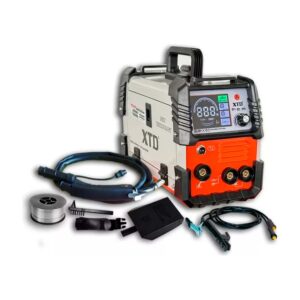 MÁQUINA DE SOLDAR MIG MMA TIG 200AMP SIN GAS 3 EN 1 XTD