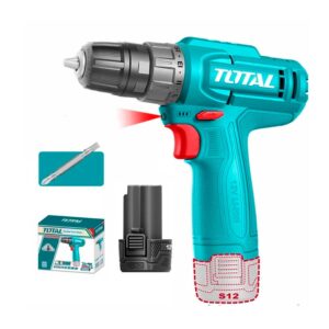 TALADRO ATORNILLADOR 12V TOTAL INALÁMBRICO MADERA METAL