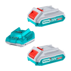 Batería Pack 2.0ah X 2pcs Con Cargador Total - Tfbcpk1222