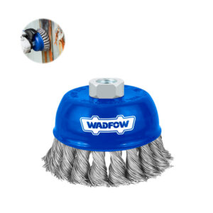 Cepillo Trenzado Copa De Acero 100mm Para Amoladora- Wce2402