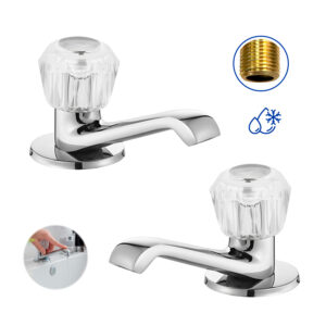 Pack 2 Caños Lavado Acero Wadfow 1p Hogar Grifo- Wzd2503 X 2