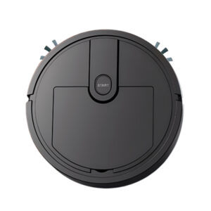 Mini Aspiradora Robot Barredor Usb Hogar Oficina Negro