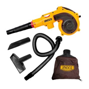 SOPLADORA ASPIRADORA DE AIRE ELÉCTRICA 800W + 3 ACCS INGCO
