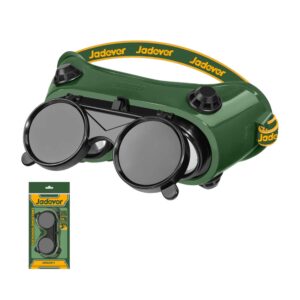 LENTES DE SOLDAR DE SEGURIDAD  PVC / PC DIN11 VERDE JDSG3811