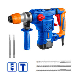 Rotomartillo Eléctrico Sds Plus + Brocas/cinceles 1500w